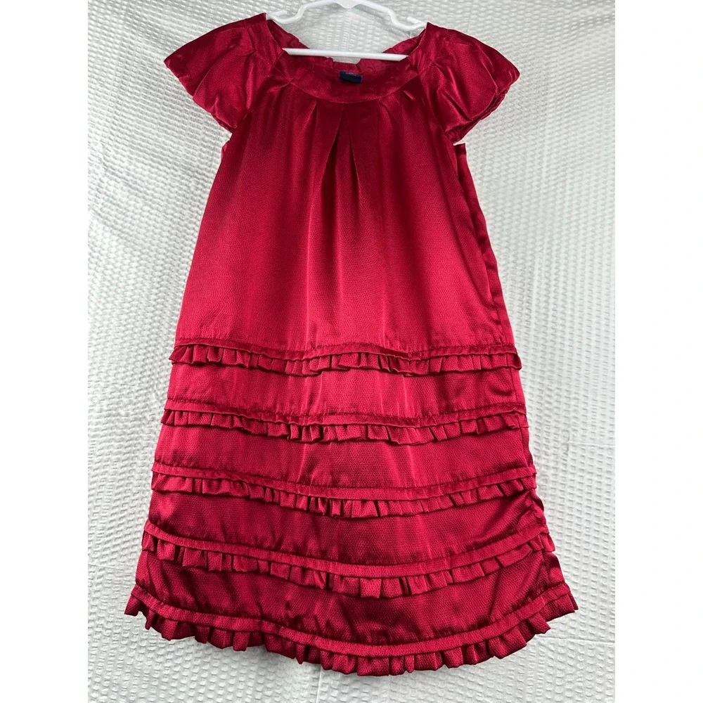 GAP Girl size SMALL 6/7 Red/Burgundy‎ Dress
